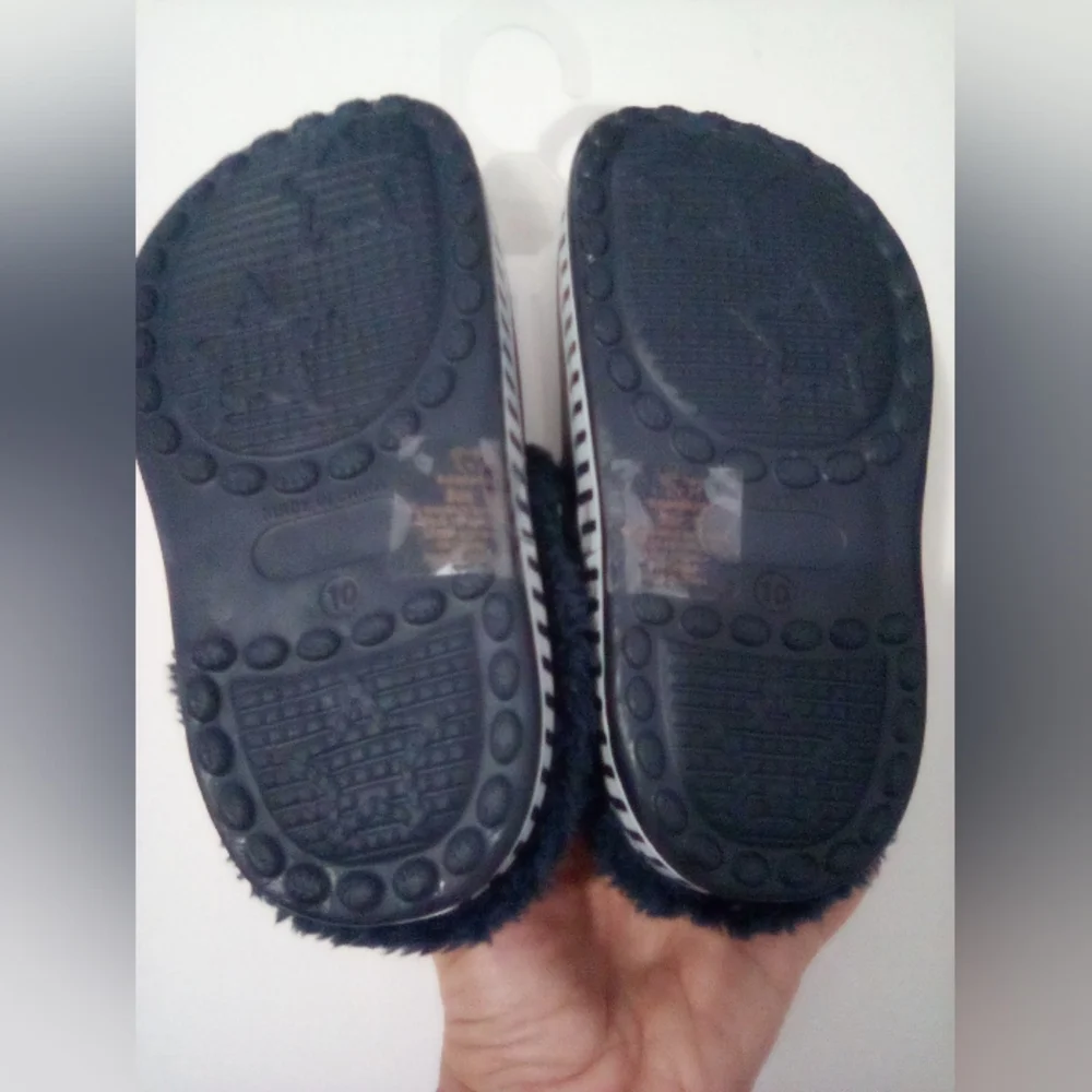 Koala kids  Furry Tiger Blue Clog Size 10